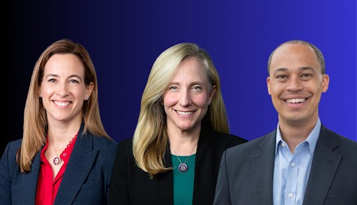 Mikie Sherrill, Abigail Spanberger, and Jay Jones