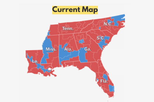 VRA Gerrymandering Maps GIF