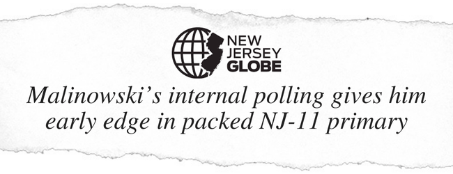 Malinowski’s internal polling gives him early edge in packed NJ-11 primary – New Jersey Globe