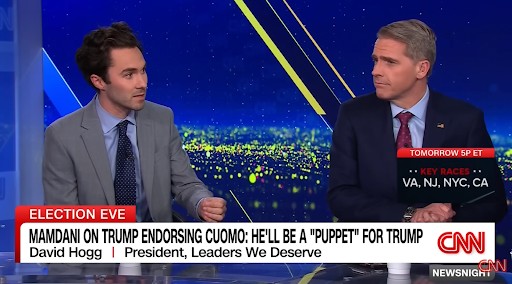 David Hogg and Scott Jennings on CNN