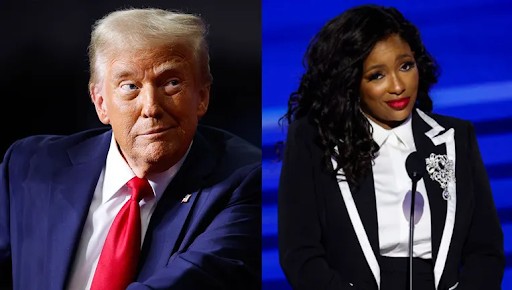 Donald Trump and Jasmine Crockett