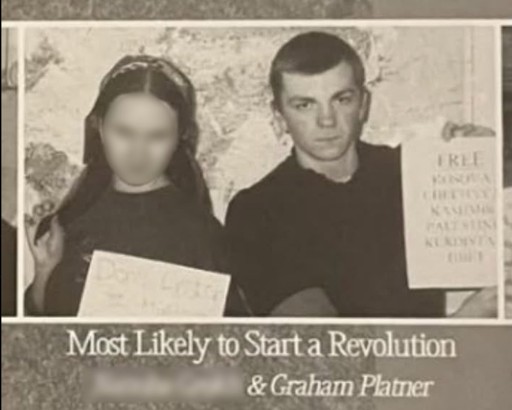 Graham Platner in yearbook