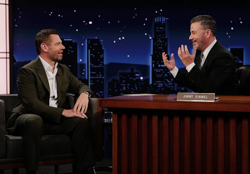 Eric Swalwell and Jimmy Kimmel