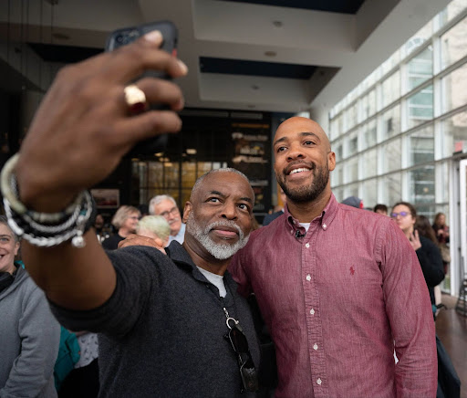 LeVar Burton and Mandela Barnes